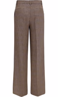 Brown Wool Oves Aries Casual Pants 2