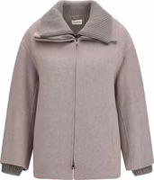 Beige Wool Oves Aries Full-Length Jacket 1