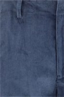 Blue Cotton Casual Pants 3