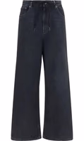 Black Cotton Relaxed Fit Jeans 1