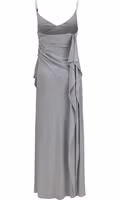 Gray Viscose Casual Dress 2