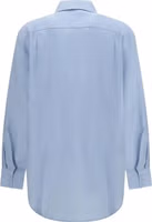 Blue Linen Pattern Shirt 2
