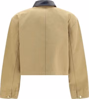 Beige Cotton Full-Length Jacket 2