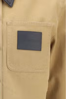 Beige Cotton Full-Length Jacket 3