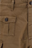 Brown Cotton Bermuda Shorts 3