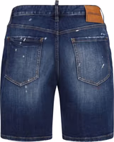 Blue Cotton Bermuda Shorts 2