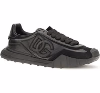 Black Calf Leather Bos Taurus Athletic Sneakers 2