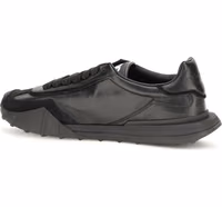 Black Calf Leather Bos Taurus Athletic Sneakers 3