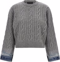 Gray Cotton Cardigan 1