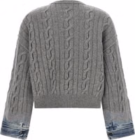 Gray Cotton Cardigan 2
