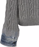 Gray Cotton Cardigan 4