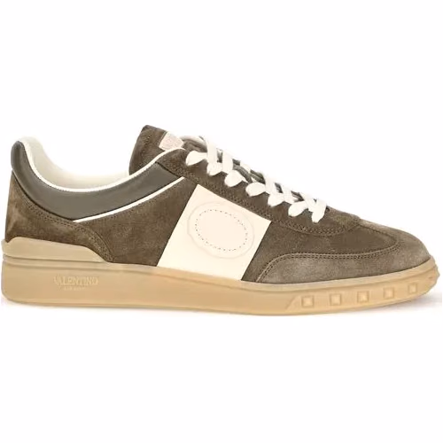 Bicolor Calf Leather Bos Taurus Low Top Sneakers