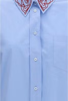 Blue Cotton Dress Shirt 3