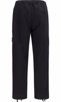 Black Cotton Cargo Pants 2