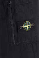 Black Cotton Cargo Pants 3