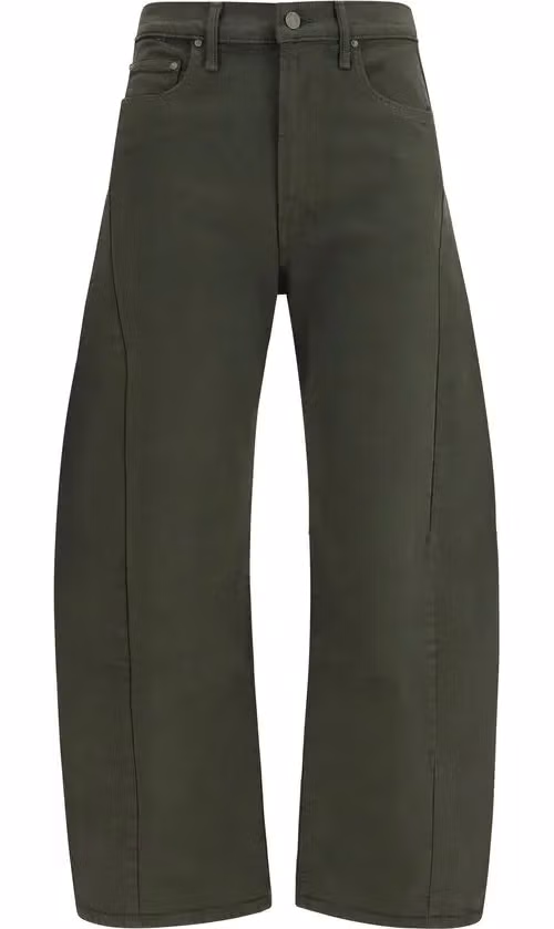Bicolor Cotton Relaxed Fit Jeans