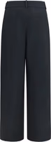 Black Silk Casual Pants 2