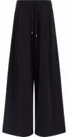 Black Cotton Athletic Pants 1