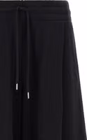 Black Cotton Athletic Pants 3