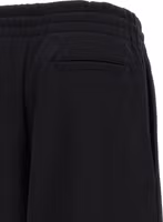 Black Cotton Athletic Pants 4