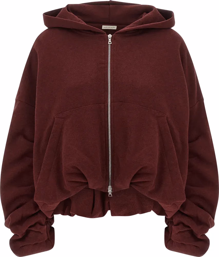 Bordeaux Cotton Hoodie