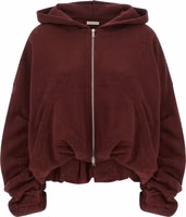 Bordeaux Cotton Hoodie 1