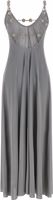 Silver Polyamide Long Dress 2