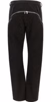 Black Cotton Flared Pants 2