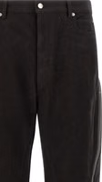 Black Cotton Flared Pants 3