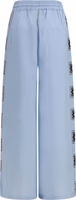 Blue Linen Casual Pants 2