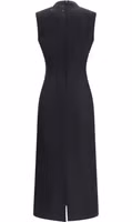 Black Wool Oves Aries Casual Dress 2