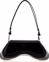 Black Polyethylene Shoulder Bag 1