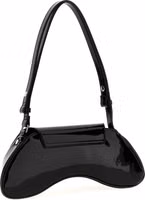 Black Polyethylene Shoulder Bag 2