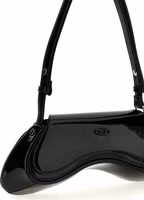 Black Polyethylene Shoulder Bag 3