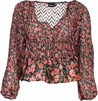 Rosa Polyester Woman Blouse 1