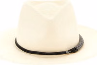 Beige Polyamide Fedora 1