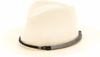 Beige Polyamide Fedora 2