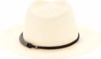 Beige Polyamide Fedora 3