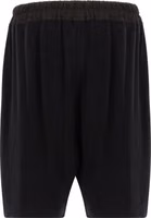 Black Cotton Bermuda Shorts 2