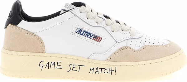 Multicolor Cowhide Athletic Sneakers