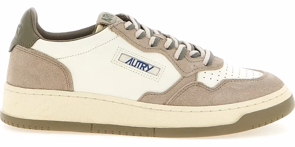 Multicolor Cowhide Athletic Sneakers