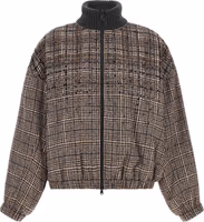 Brown Alpaca Leather Bomber 1