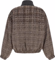 Brown Alpaca Leather Bomber 2