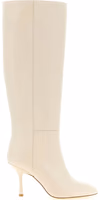 White Lamb Leather Over The Knee 1