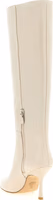 White Lamb Leather Over The Knee 3