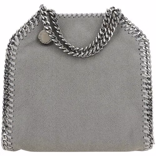 Gray Polyester Handbag