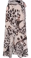 Pink Polyester Women Skirt 1