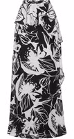 Black Polyester Women Skirt 1