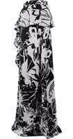 Black Polyester Women Skirt 2