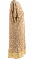 Beige Viscose Women Dress 2